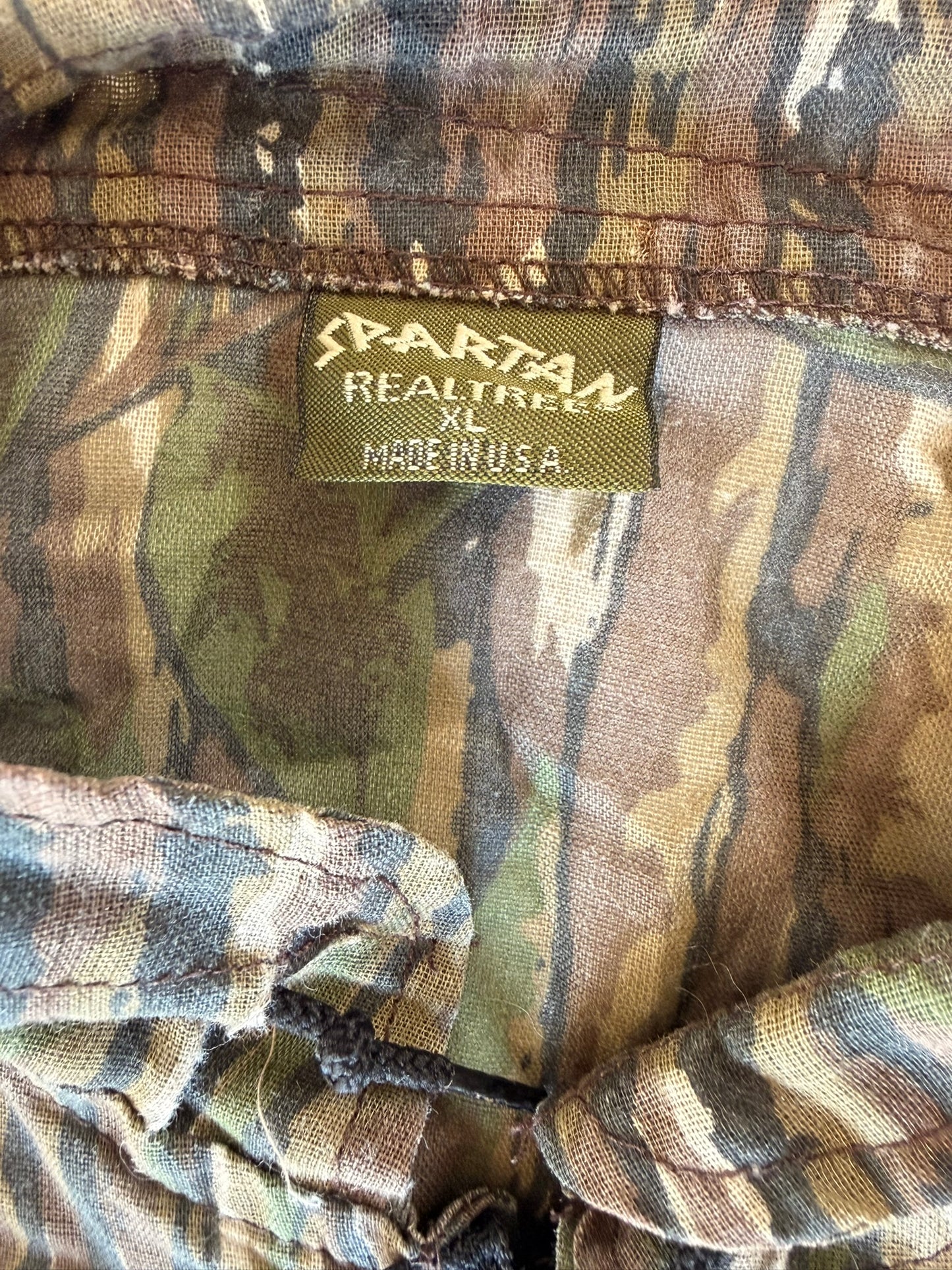 Vintage Spartan Realtree Lightweight Zip Up - Men's XL
